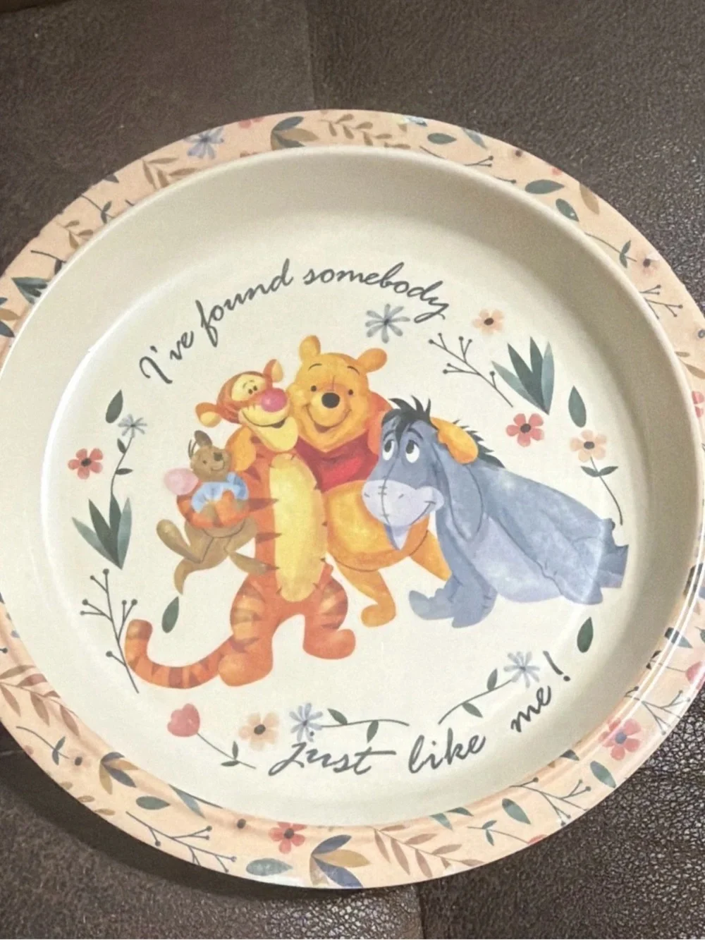 Disney’s Winnie the pooh vintage plastic plates